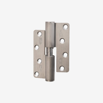 Royde & Tucker H300-LR rising hinge 100mm x 77mm left hand with radius corners (SSS)